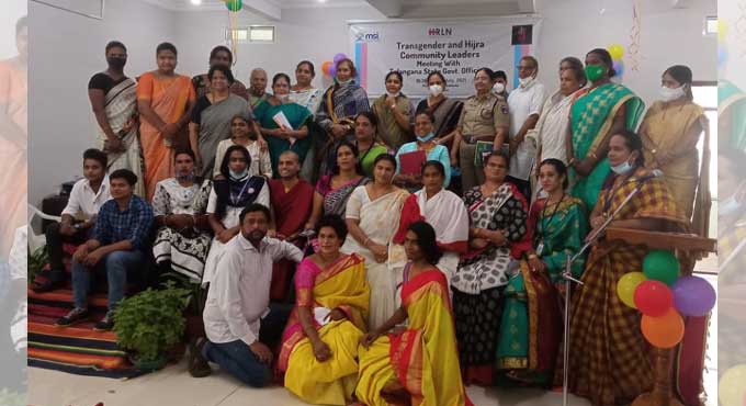 Hyderabad: Transgender community leaders meet govt officials, discuss issues