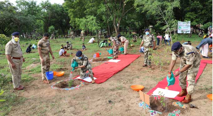 CISF organises tree plantation drive in Hyderabad