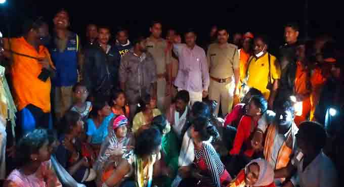 Over 50 persons rescued from flood-hit areas in Asifabad, Mancherial