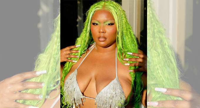 American singer Lizzo shows off her curves in her Instagram post