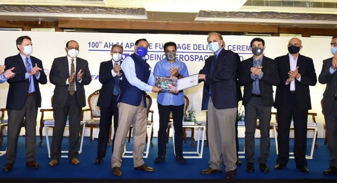 Tata Boeing Aerospace delivers 100th fuselage for AH-64 Apache Combat Helicopter