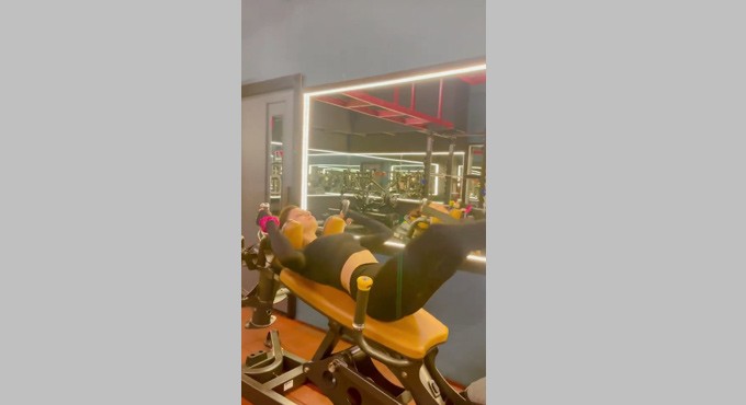 Watch: Urvashi Rautela progresses with her new rigorous workout session