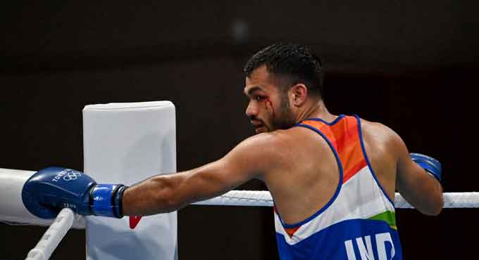 Injured Vikas Krishan loses to Japan’s Okazawa in opening round
