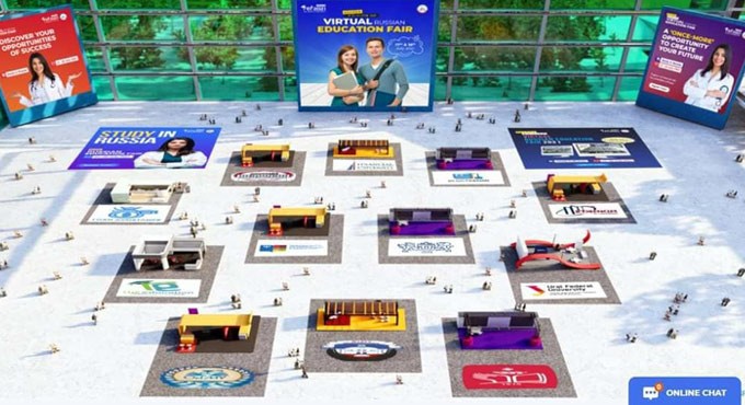 Virtual Russian educational fair on August 1