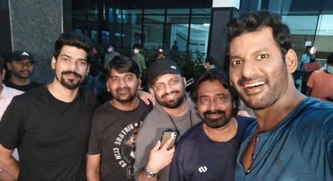 Actor Vishal’s action entertainer ‘Enemy’ wraps up shoot