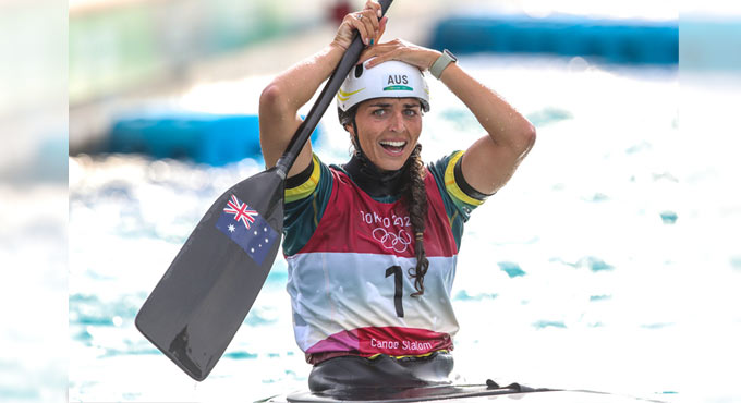 Watch: Athlete uses condom to repair kayak at Tokyo Olympics