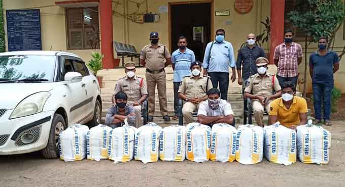 200 kg ganja seized in Bhadrachalam, three held