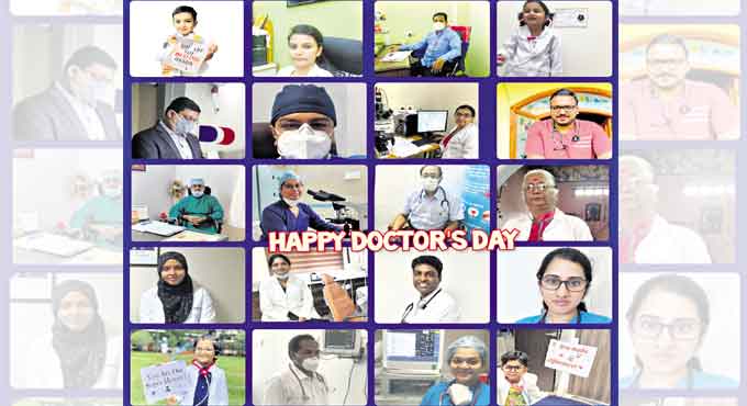 A tribute to doctors at Gitanjali Devshala school