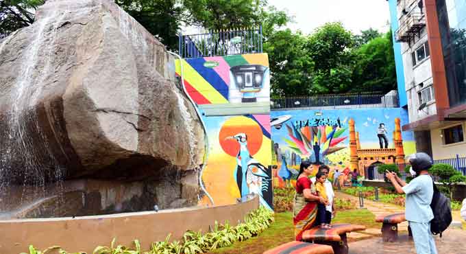 GHMC’s Monolith Park opened in Jubilee Hills