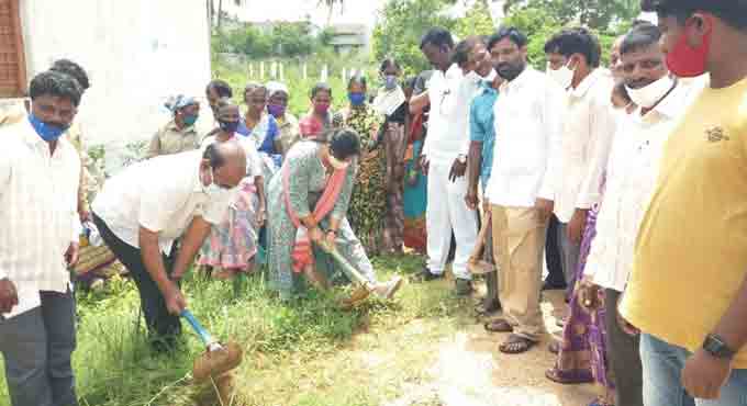 Yadadri-Bhongir: Vasalamarry villagers take part in shramadan