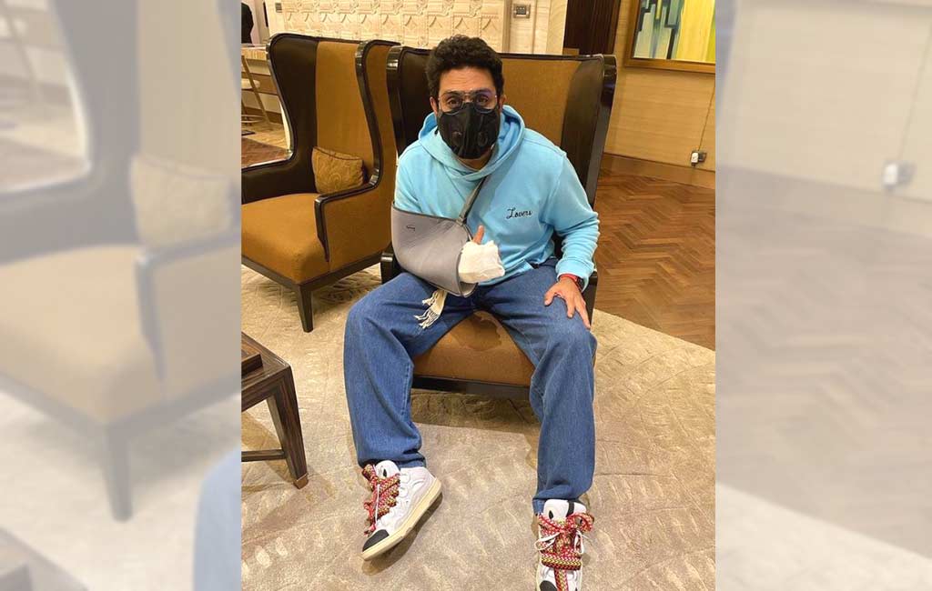 Abhishek is all ‘patched-up’ post ‘freak’ accident, resumes work