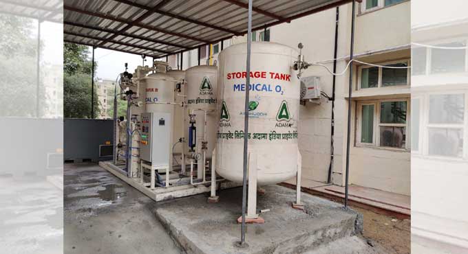Adama India donates oxygen generation plants, storage tanks