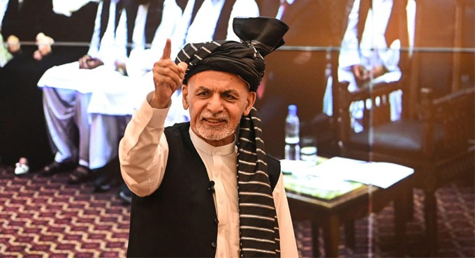 Afghan president Ashraf Ghani addresses nation amid Taliban blitz