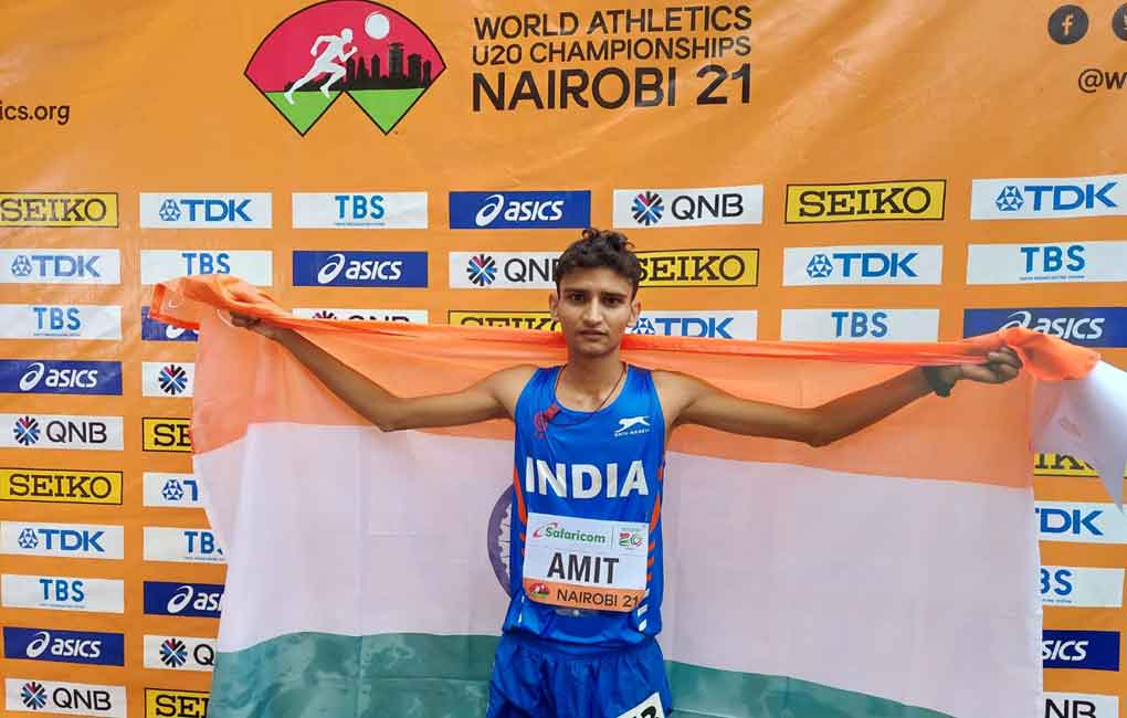 Amit Khatri clinches silver in men’s 10,000m at U-20 Athletics Championship