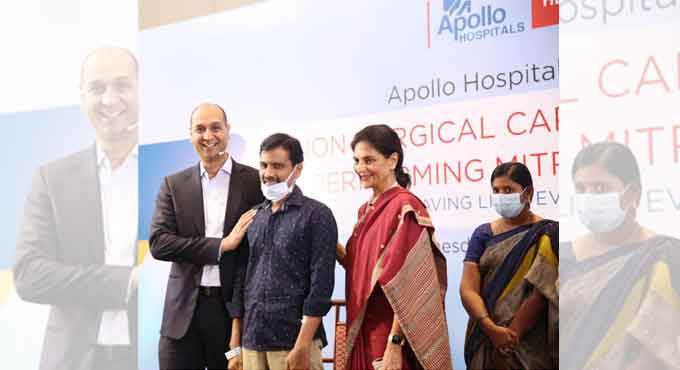 Hyderabad: MitraClip procedure performed at Apollo Hospitals