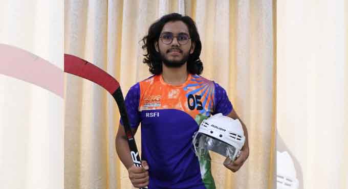 Aryan selected for World Inline hockey championship
