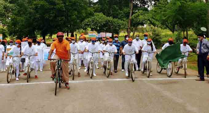 Hyderabad: Cycle rally celebrates ‘azadi’