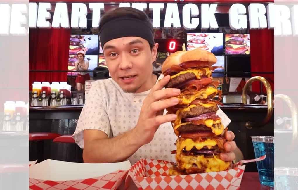 Watch: US Man gulps world’s ‘most calorific burger’ in four minutes