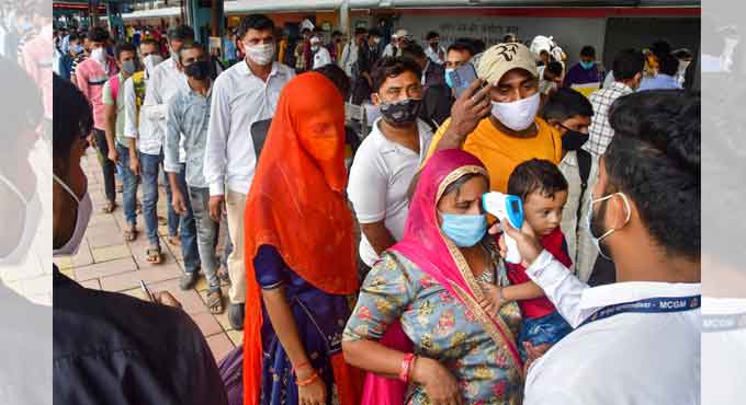 COVID-19: India records 42,982 new cases and 533 fresh fatalities