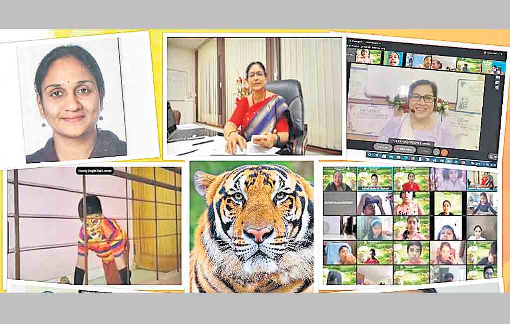 Students of Delhi Public School came up with ideas on how to protect tigers