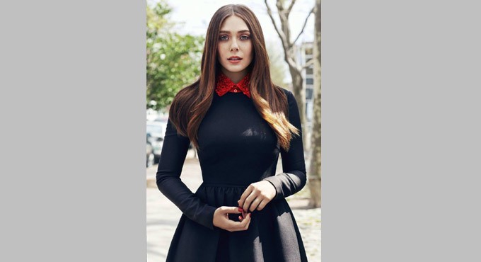What did Elizabeth Olsen do before getting into showbiz? 