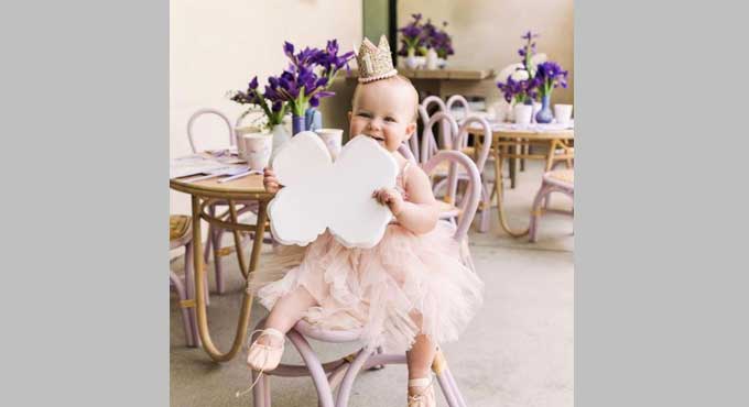 Hailey’s sweet birthday wishes to her niece Iris who turned one