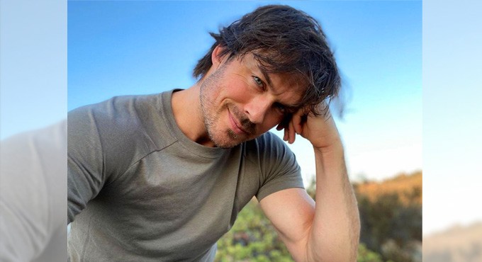 Ian Somerhalder shares throwback pic from ‘The Vampire Diaries’ sets 