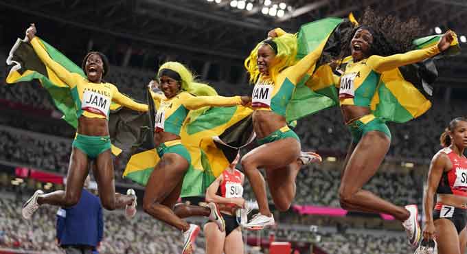 Tokyo Olympics: Jamaican eves end US’ reign in 100m relay