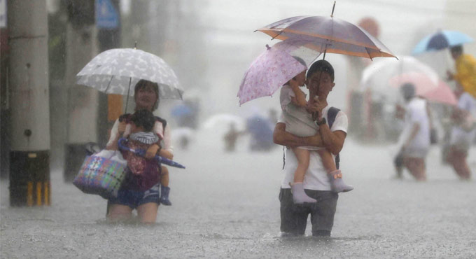 Japan orders evacuation of over 1.2 million people over heavy rainfall