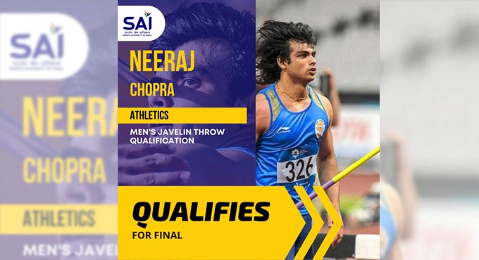 Javelin thrower Neeraj Chopra tops qualification with a throw of 86.65 m