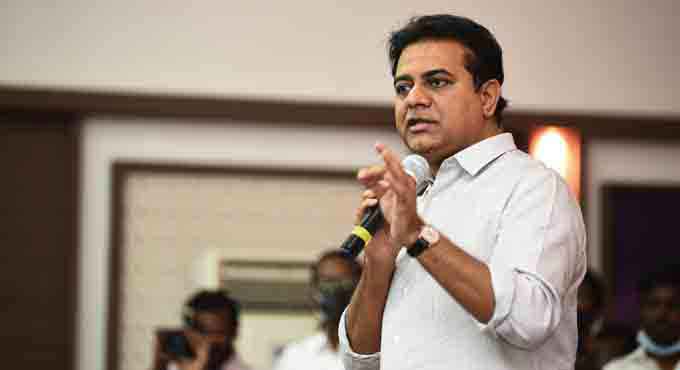 KTR wants BJP to deposit Rs 15 lakh into people’s accounts as promised by Modi