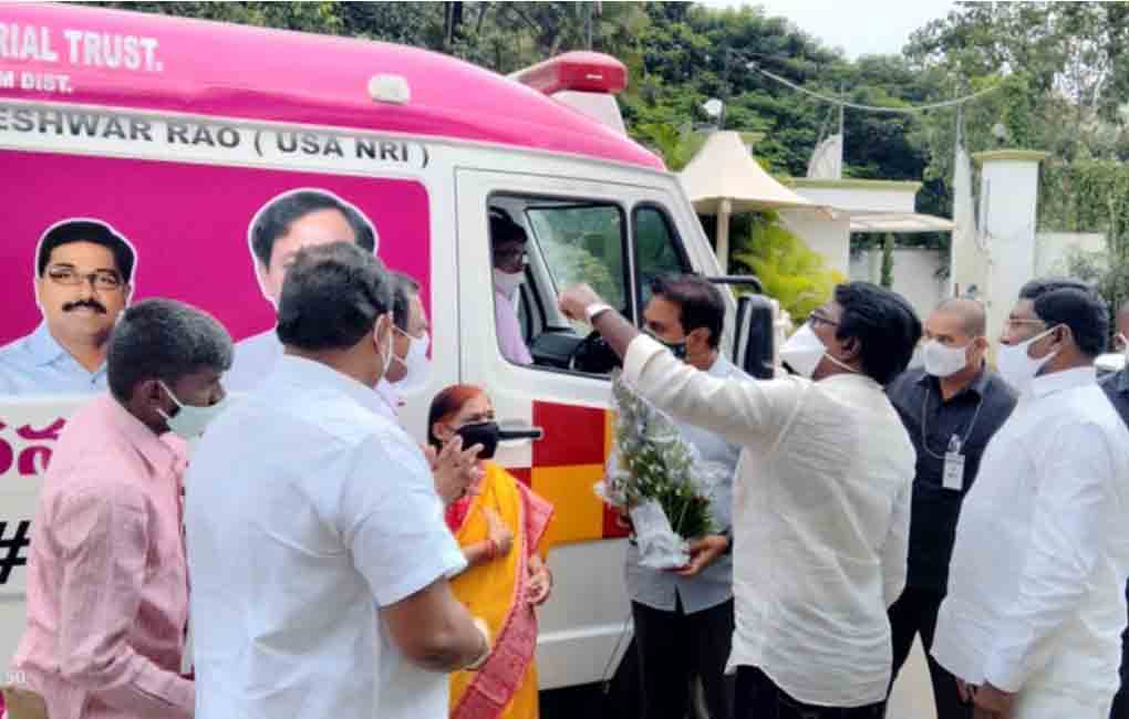 NRI donates ambulance as part of ‘GiftASmile’ initiative