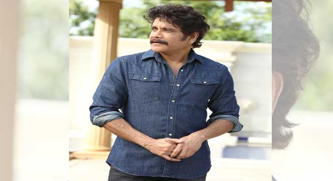Actor Nagarjuna shoots for upcoming movie in Hyderabad