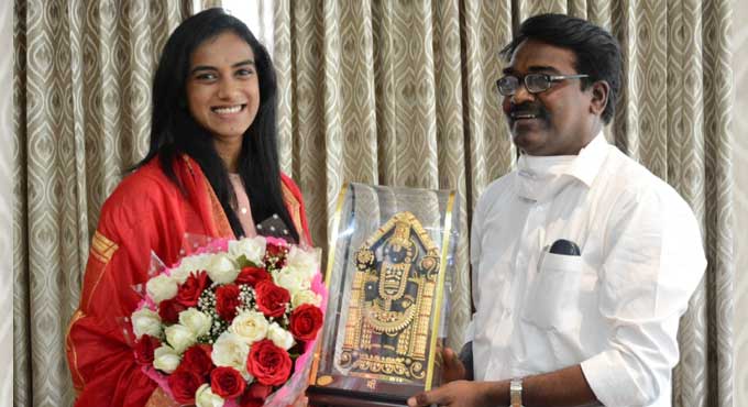 Olympic medalist PV Sindhu to be felicitated in Khammam