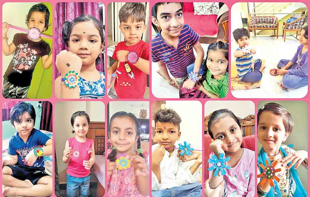 Pallavi Model School: Raksha Bandhan fervour grips children