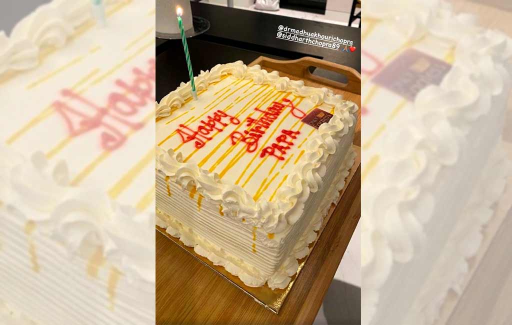 Priyanka Chopra celebrates her late father’s birthday with special cake