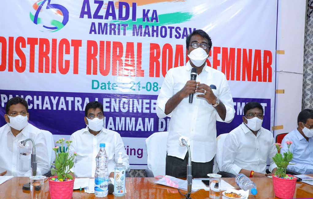 Expansion of road networks top priority of TS govt, says Puvvada