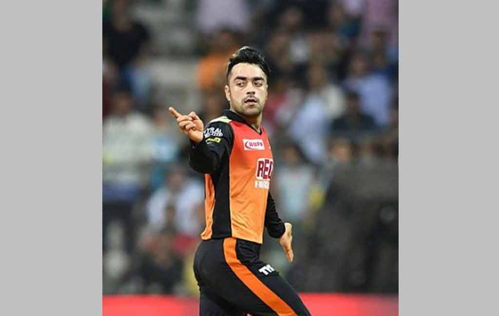 Rashid Khan paints Afghanistan flag on cheeks, show support