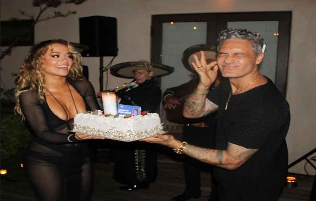 Rita Ora’s sheer black dress is sure to set your heart aflame  