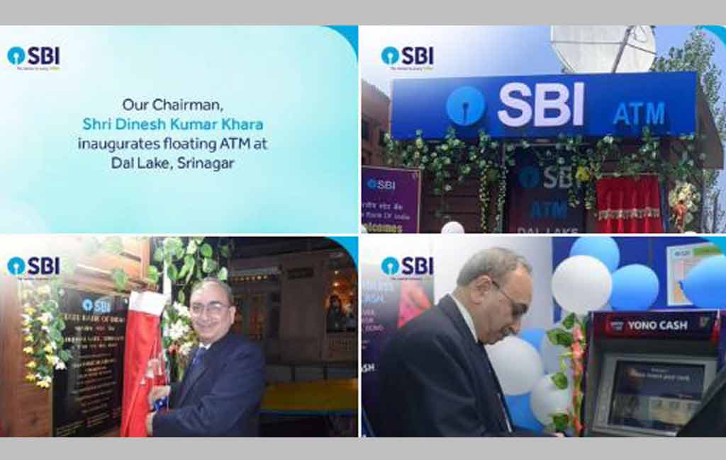 SBI installs a floating ATM at Srinagar’s Dal Lake