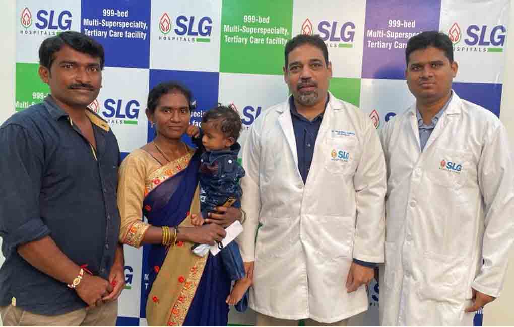 Hyderabad: 11-month baby with cyst in lung saved by SLG doctors