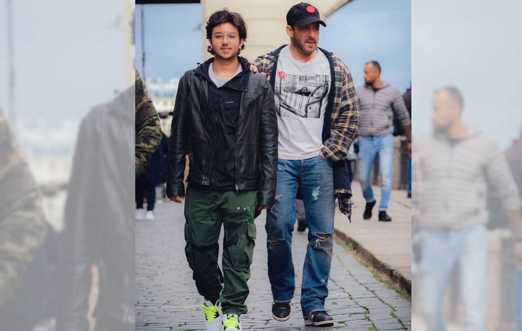 Salman Khan shares pic with ‘bhatija’ Nirvan from ‘Tiger 3’ set
