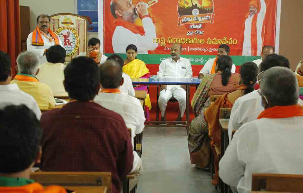 MIM ignored old city development: Bandi Sanjay Kumar