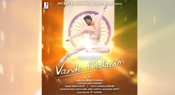 Tiger Shroff presents motion poster of his Hindi song ‘Vande Mataram’