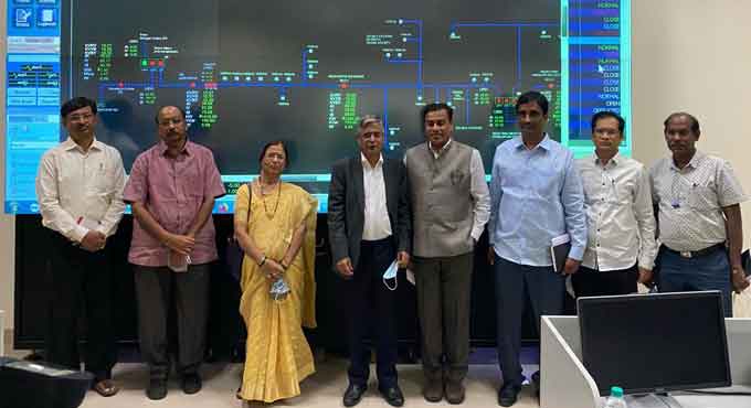 Tripura electricity officials visit smart grid control centre in Hyderabad