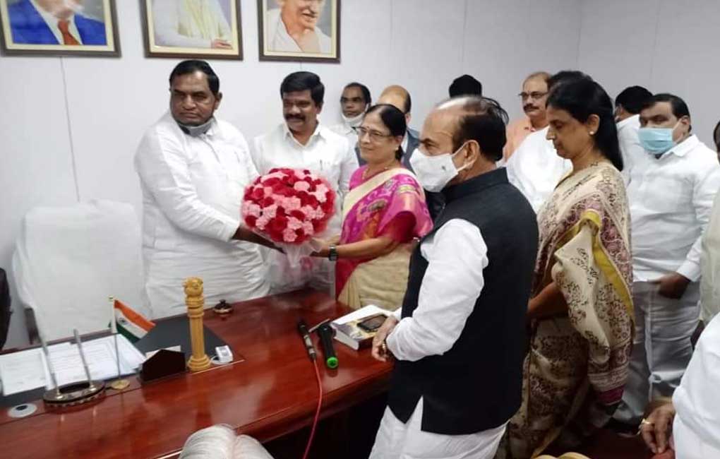 Hyderabad: Vani Devi takes oath as MLC