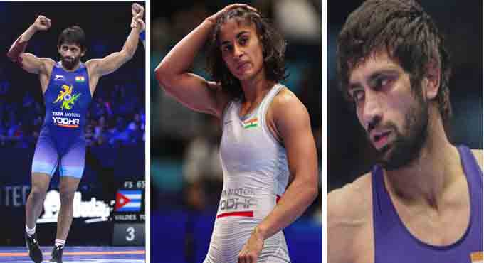 Bajrang, Vinesh carry medal hopes; Ravi Dahiya too a strong contender