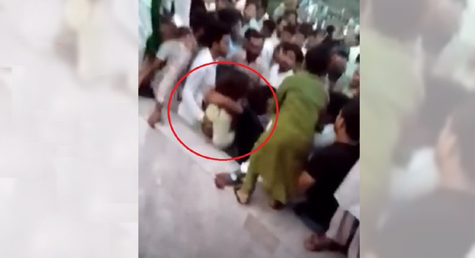 Watch: Hundreds throw female tiktoker in the air in Pakistan, tear clothes