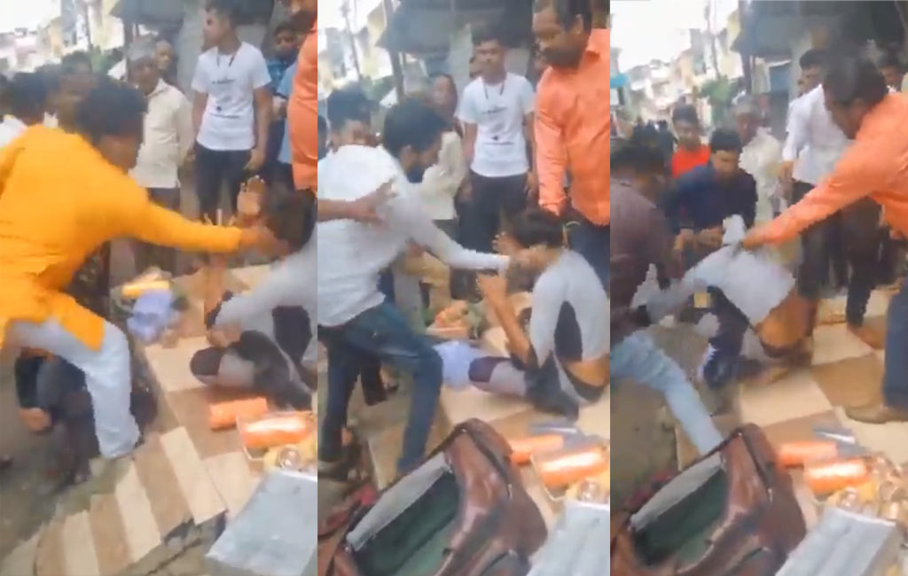 Watch: Mob beats Muslim bangle seller in Indore, 14 booked