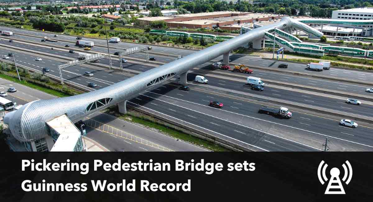 820-foot pedestrian bridge in Canada sets Guinness World Record